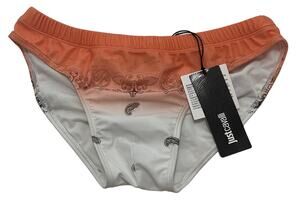 6-53 ROBERTO CAVALLI Just Cavalli Speedo Drawstring Adjustable OrangeSmall